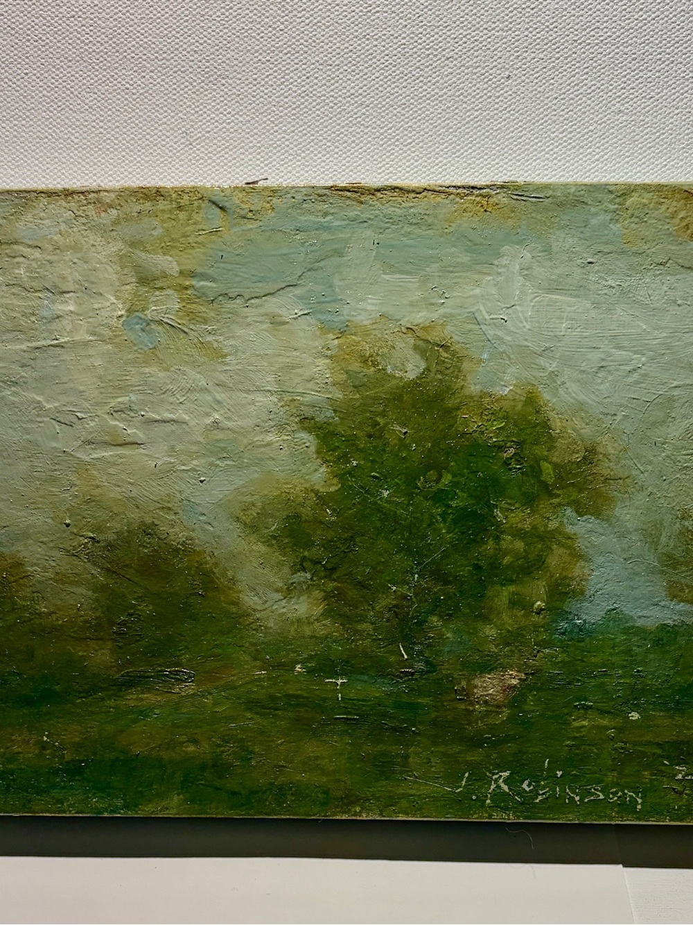 Green Landscape Canvas Art Print - Unbranded